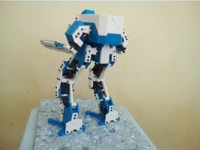 arduino bípede robot catapulta ms robô 3d print model - Mito3D