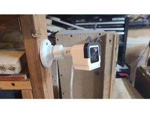 wyze Nocken v3 Innen draussen einstellbar Mauer montieren Wyzecam 3d print model - Mito3D