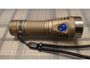 fireflies e07 flashlight lanyard ring 3d print model - Mito3D