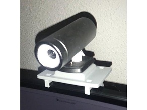Kamera montieren Samsung c49 1800r Monitor Webcam Halter Unterstützung 3d print model - Mito3D