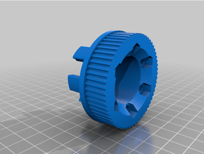 abec htd3m pulley 3d print model - Mito3D