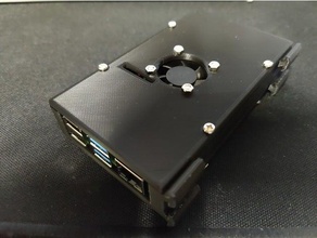 framboise pi 4 xl4015 Cas gaine ender 3 v2 caméra créalité ender3 lm2596 octoprint 3d print model - Mito3D