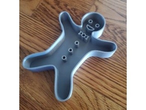gingerbread cookie cutter 3d print model - Mito3D