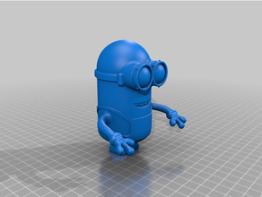 minion basic fusion360 fusion 360 game toy zepto zep 3d print model - Mito3D