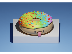 mignonne Donut modèle 3d print model - Mito3D