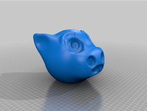 pigcow cow creature pig vampire 3d print model - Mito3D
