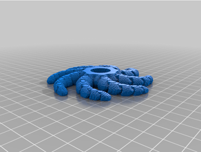 3d slash octopus v55 spiral legs 3d print model - Mito3D