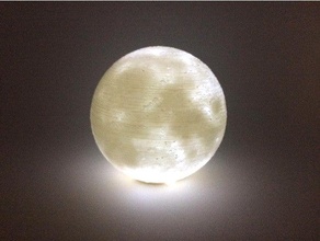 mini switch lamp - moon christmas diy filament gift jaf jaf3d justaddfilament kit led light miniature ninjaflex ornament pcb 3d print model - Mito3D