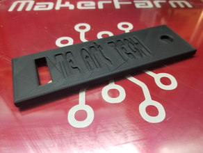 Makerfarm Pegasus Spule Schiene Filament linear 3d print model - Mito3D
