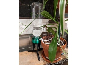 wick based otomatik bitki Waterer ev bitkisi houseplants sulama 3d print model - Mito3D