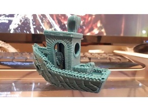 barco fantasma banquillo 3d print model - Mito3D