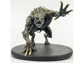 alghoul - small spikes witcher 3 dungeons dragons 3d print model - Mito3D
