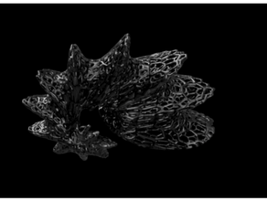 voronoi sea shell inspired aquascaping isealive marine aquarium nanoreef picoreef seashell 3d print model - Mito3D