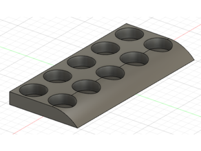 effervescent tablets holder 10pcs 3d print model - Mito3D