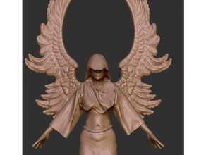 shadow rise stl 3d printing sculpting action figure wing 3d print model - Mito3D