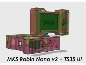 mks Robin nano v2 ui caixa tevo monstro 3d print model - Mito3D