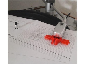 döner tabla almak hizalama araç ayarlama kartuş kelepçe klips ayar göstergesi Lehre iğne dikdörtgen cetvel vinil plak pikaplar kayıt 3d print model - Mito3D
