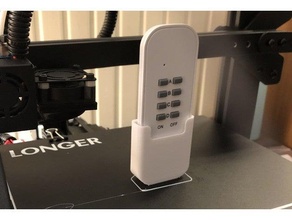 chacon controlo remoto suporte comandar 3d print model - Mito3D