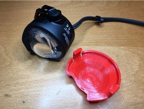 lupine sl af sf lenscover bicycle light bike lens cap cover 3d print model - Mito3D