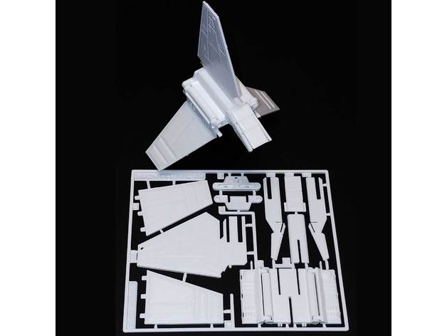 lambda class imperiale navetta kit carta articolato regalo kitcard stoviglie modello spazio Guerre stellari stella guerre 3D print model - Mito3D