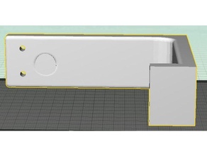 staffa labbro vite buchi 3d print model - Mito3D