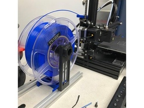 ender 3 pro spool separator filament holder 3d print model - Mito3D