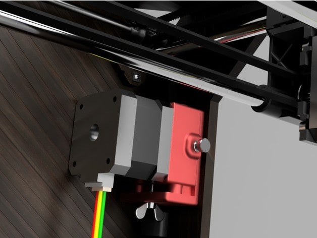 ctc eixo stepper motor monte ajustável cinto tensor v20 replicador clones impressora Atualizações Makerbot 2 3D print model - Mito3D