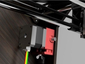 ctc axis stepper motor mount adjustable belt tensioner v20 replicator clones printer upgrades makerbot 2 2x upgrade 3d print model - Mito3D