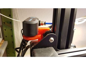 inteligente filamento sensor titolare supporto ender 3 pro creality 3d print model - Mito3D