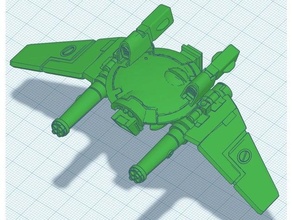 remora stealth drone 40k tau 3d print model - Mito3D