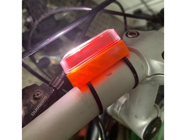 bike light holder decathlon btwin led 3D print model - Mito3D