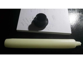 ikea hushall candelero vela porta soporte 3d print model - Mito3D