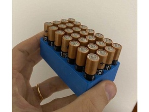 aaa battery holder 3d print model - Mito3D