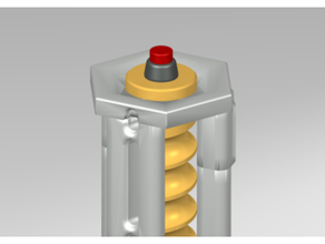 mármol pista motorizado ascensor batería bobina batterie soporte eléctrico gravitrax motor 3d print model - Mito3D