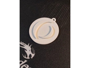 perfeito círculo banda chaveiro apc Rocha 3d print model - Mito3D