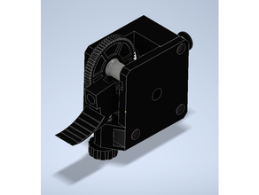 e3d titan extruder clone- parts autodesk inventor bowden e3d-titan stl 3d print model - Mito3D