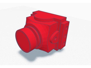 runcam Aigle 3 support croyant drone fpv caméra négatif espace 3d print model - Mito3D