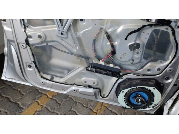 6x9 enclosure car speaker frontier nissan adapter mount 3D print model - Mito3D