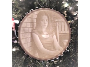 litofano iluminado suspensão quadro Armação Natal enfeite árvore feriado decoração panorama ficar pé retrato 3d print model - Mito3D