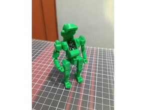 1 60 diaclone mech aston completamente articolato mecha meccanico miniatura robot 3d print model - Mito3D