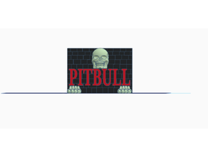 pitbull bureau signe 3d print model - Mito3D