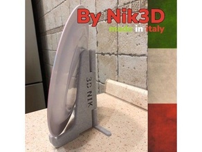 chevalet vaisselle téléphone intelligent 3dnik cuisine Expositeur italie égouttoir piatto supporter taranto 3d print model - Mito3D