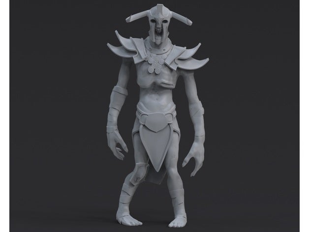 dota 2 fanart undying 3dart 3dprint 3dprintable dota2 figure figurines game miniatures zombie 3D print model - Mito3D