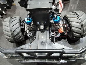 değiştirme ilkbahar binmek şok emici Carrea güç makine Carrera rc araba 3d print model - Mito3D