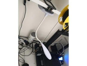 desk lamp clamp clothspin 3d print model - Mito3D