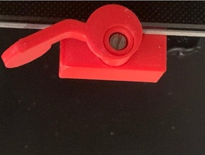 ender 3 glass bed clips cr-6 style ender3 clamp clip 3d print model - Mito3D