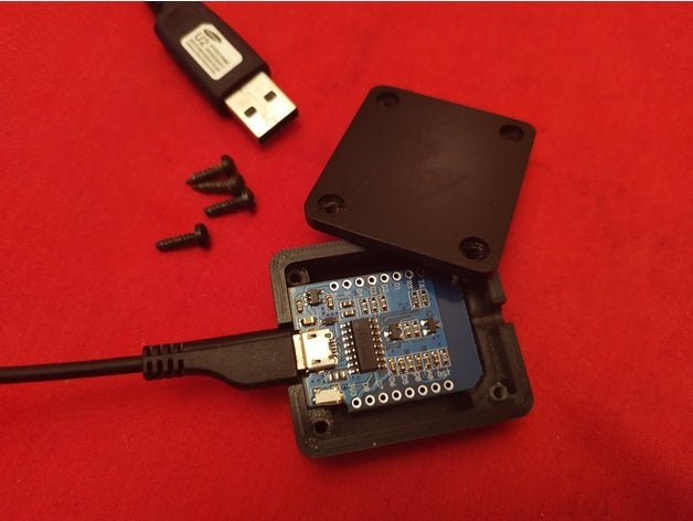 boitier verser wemos d1 mini arduino Wifi 3D print model - Mito3D