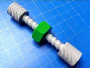 Nuss Spinner zappeln Spielzeug Spaß gerändelt 3d print model - Mito3D