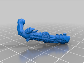 space bug maggot peeler gun 3d print model - Mito3D