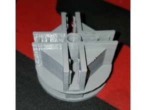 wire shelf corner brace 3d print model - Mito3D
